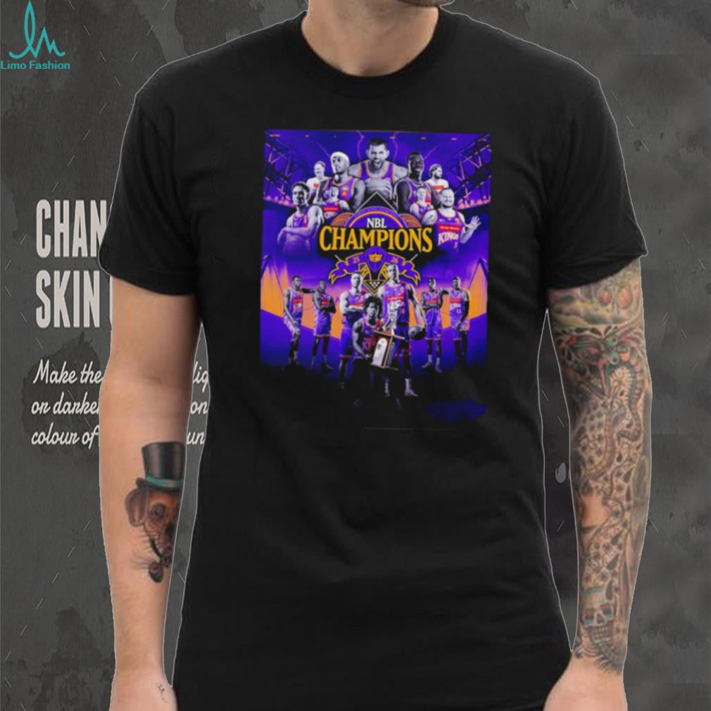 NBL Champions 2025 26 Sydney Kings Basketball Team Poster Graphic T Shirt