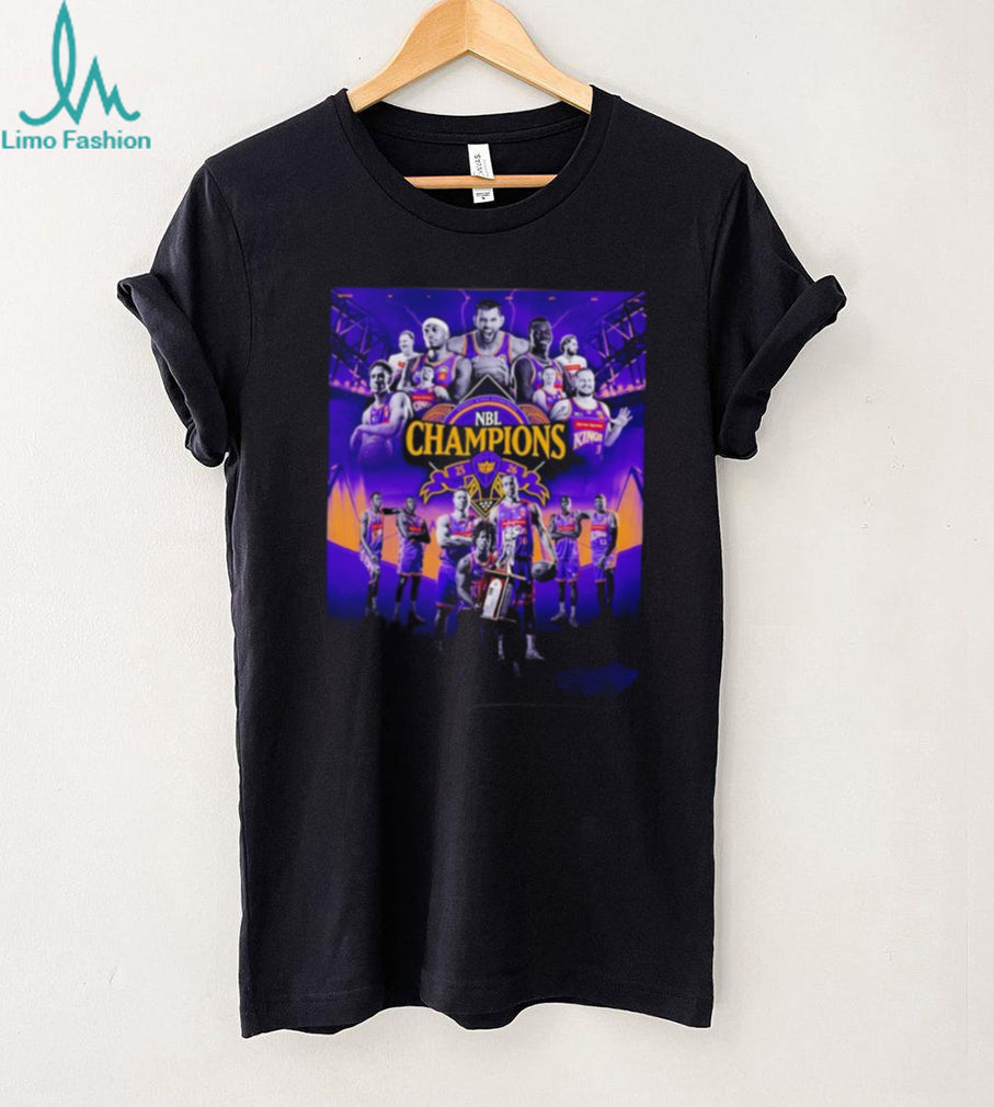 NBL Champions 2025 26 Sydney Kings Basketball Team Poster Graphic T Shirt