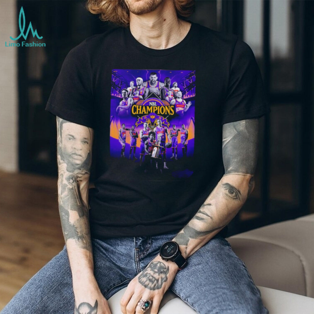 NBL Champions 2025 26 Sydney Kings Basketball Team Poster Graphic T Shirt