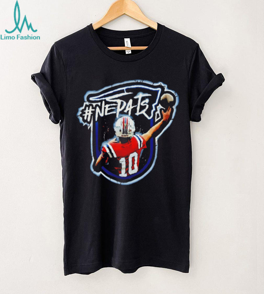 #NEPATS Football Player Number 10 Graffiti Style Sports T Shirt