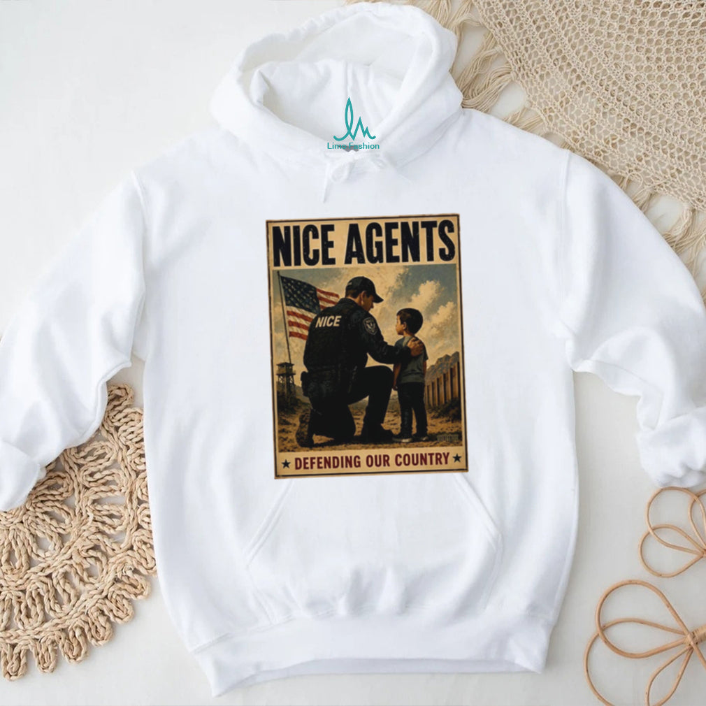 NICE Agents Defending Our Country Border Patrol ICE Support Patriot Men Women T Shirt