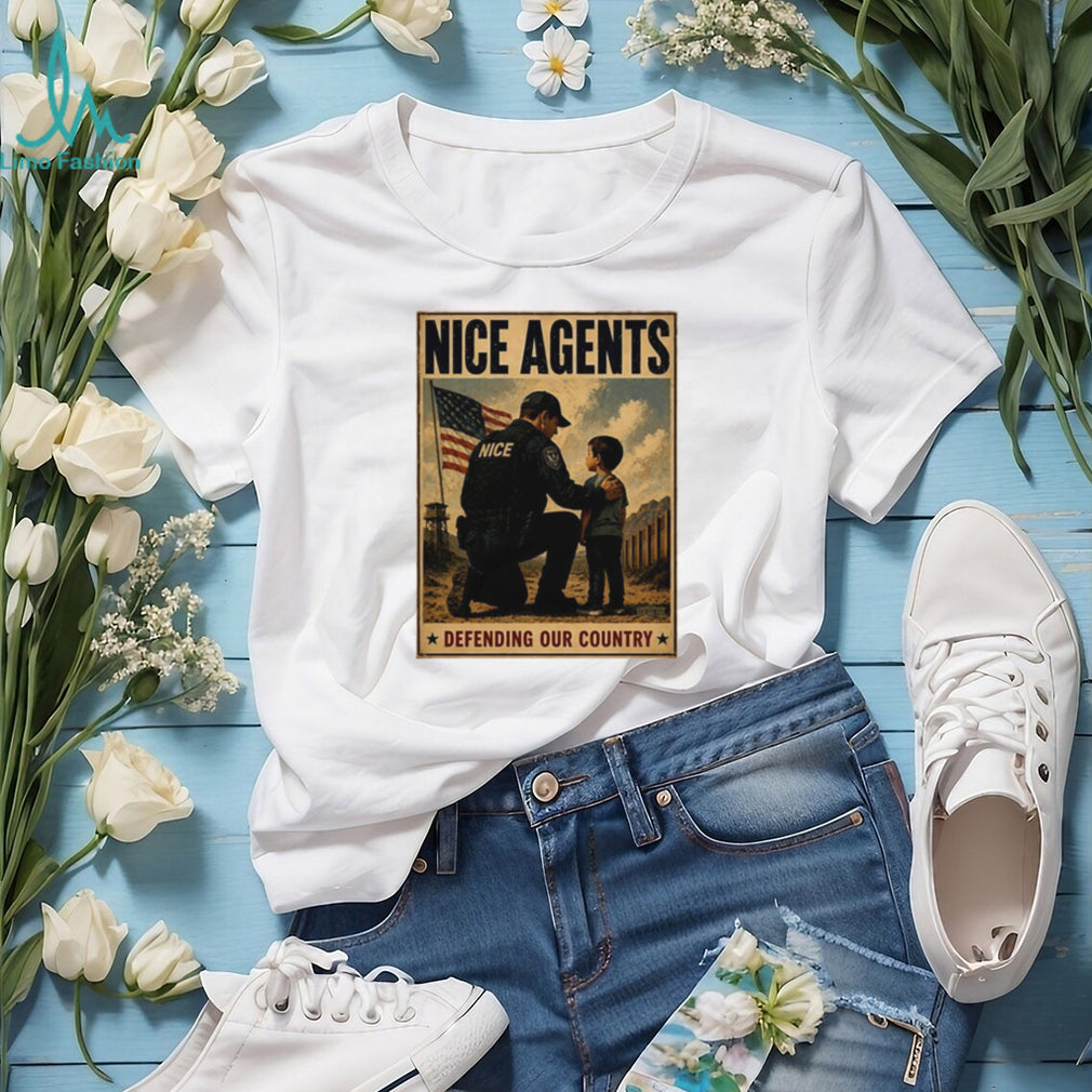 NICE Agents Defending Our Country Border Patrol ICE Support Patriot Men Women T Shirt