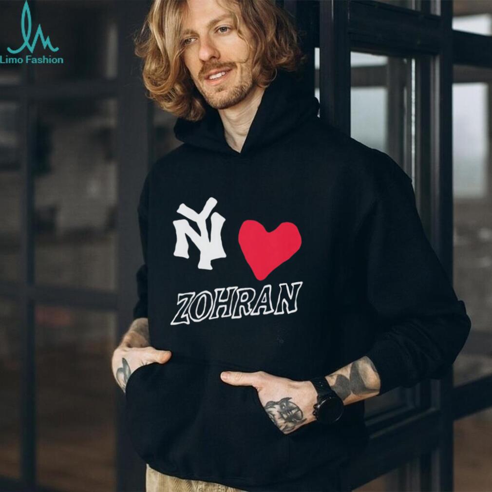 NY Heart Zohran New York Politics Support Fan T Shirt