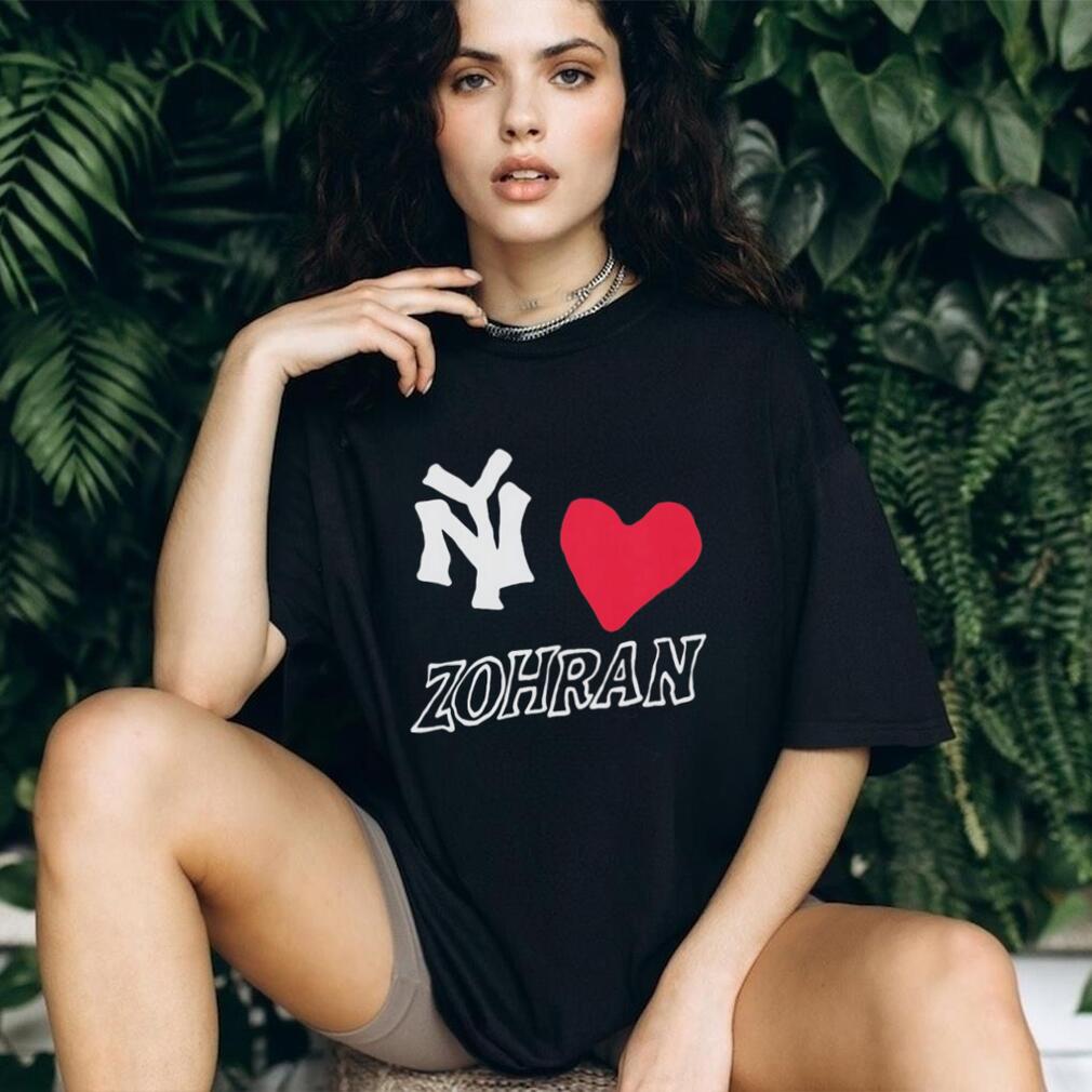 NY Heart Zohran New York Politics Support Fan T Shirt