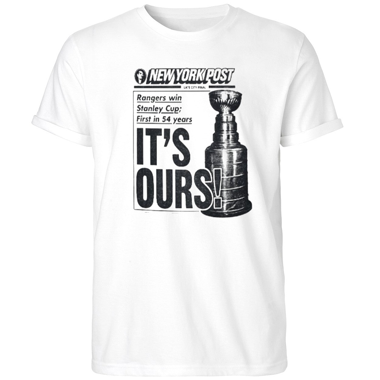 NY Post Rangers win 1994 Stanley Cup Shirt