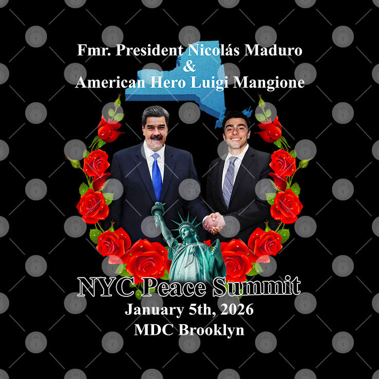 NYC Peace Summit Fmr President Nicolás Maduro American Hero Luigi Mangione T Shirt
