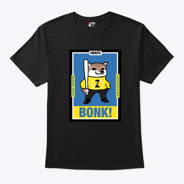Nafo Bonk Slava Ukraini Heroyam Slava T Shirt