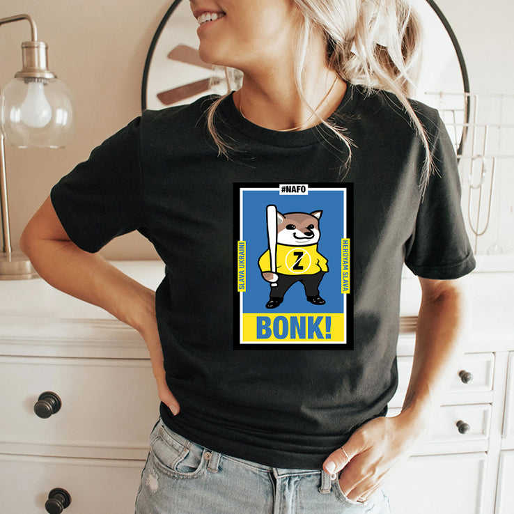 Nafo Bonk Slava Ukraini Heroyam Slava T Shirt