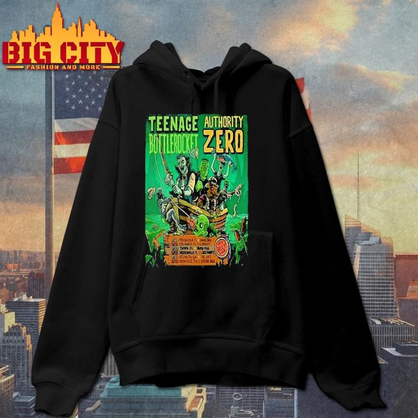 Nage Bottlerocket Authority Zero 2026 Us Tour Shirt