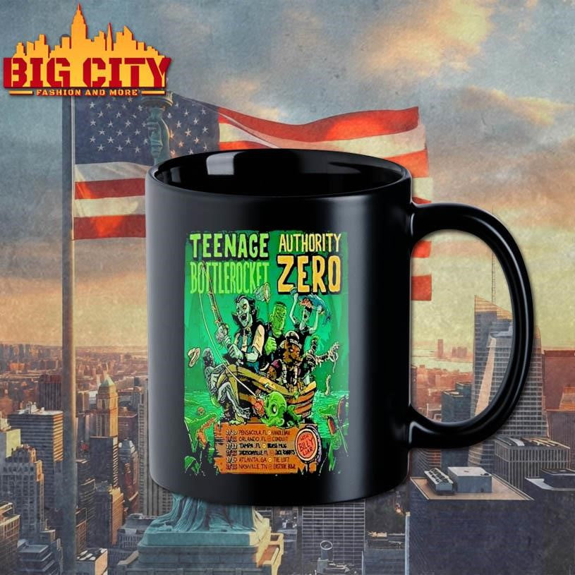 Nage Bottlerocket Authority Zero 2026 Us Tour Shirt