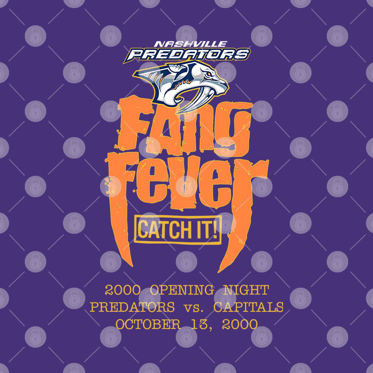 Nashville Predators Fang Fever Catch It T Shirt