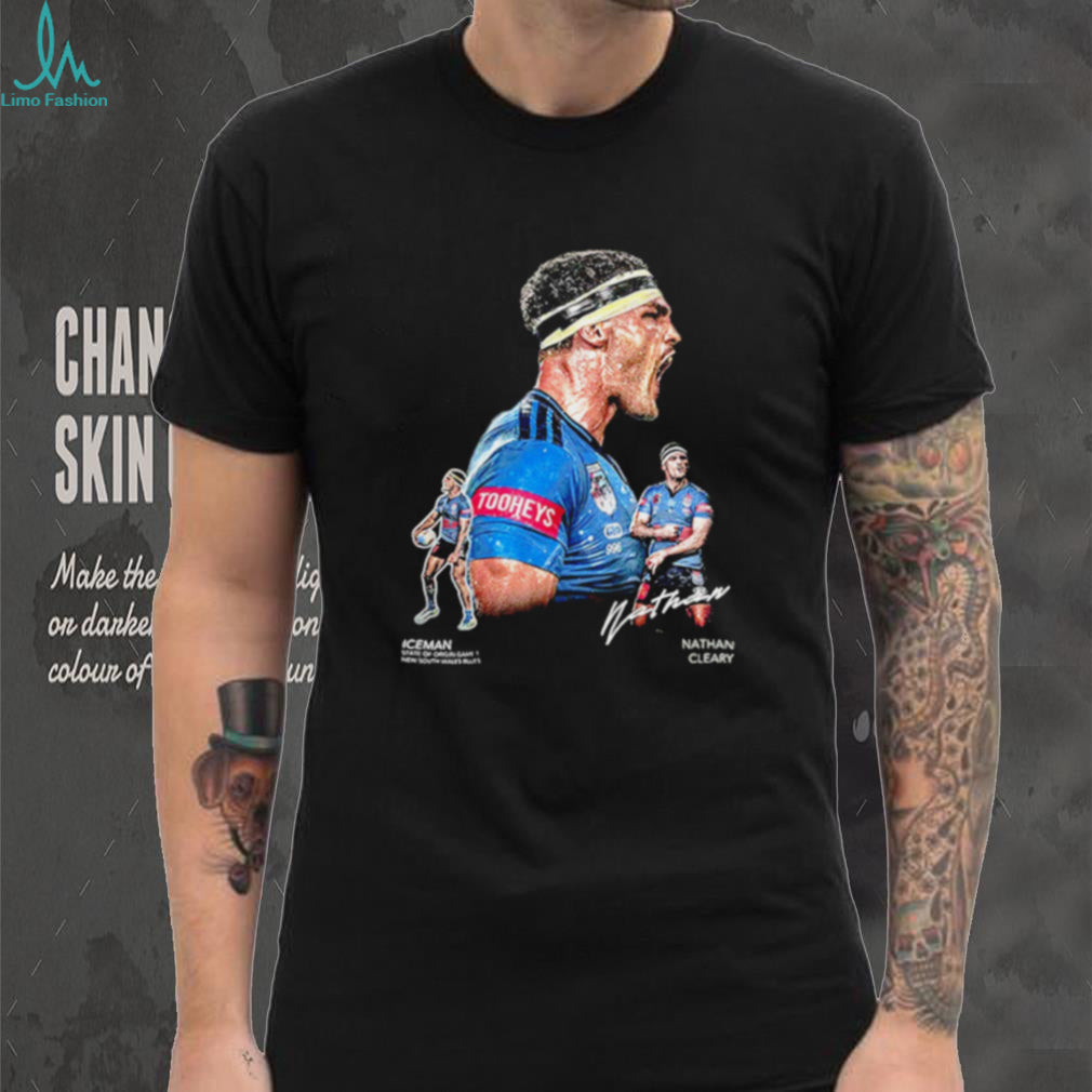 Nathan Cleary NSW signature player collage shirt