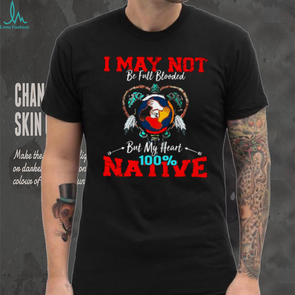 Native American Heart Turtle Pride 100% Native T Shirt