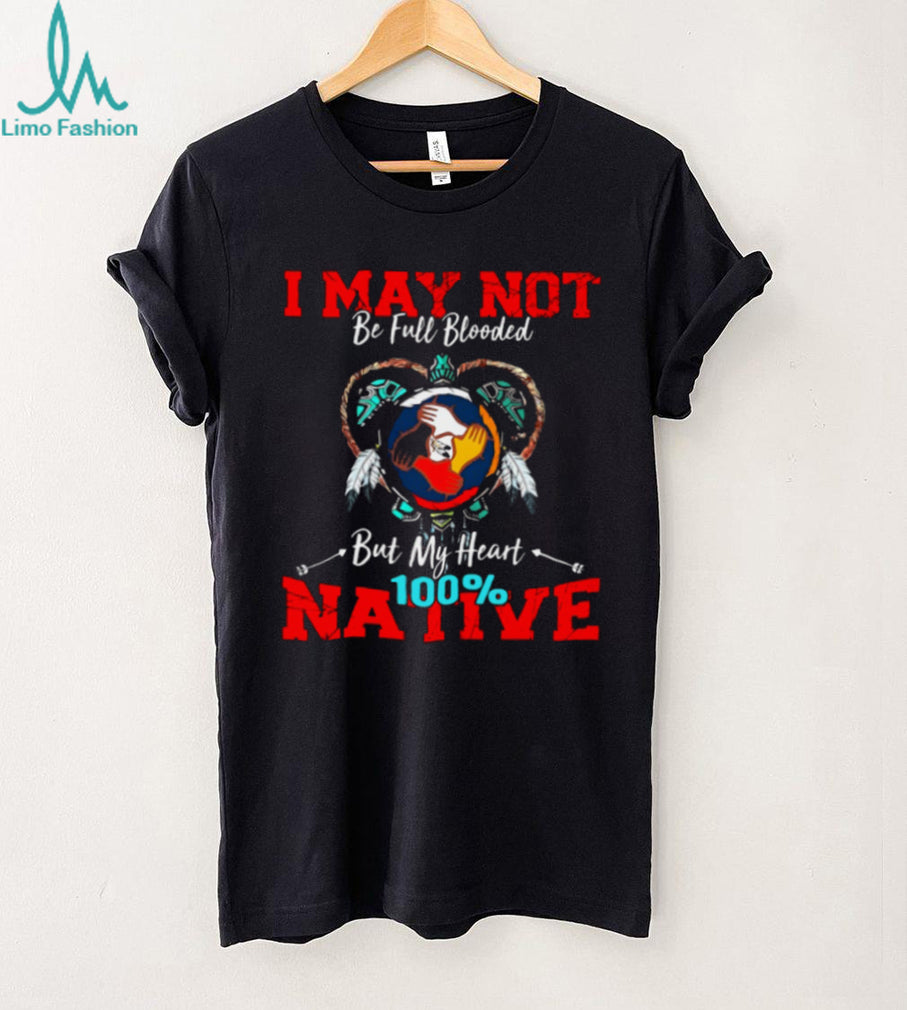 Native American Heart Turtle Pride 100% Native T Shirt