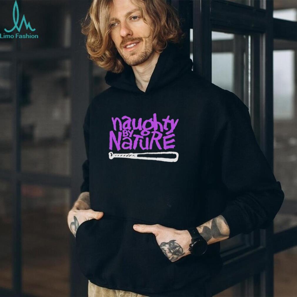 Naughty By Nature Baseball Bat Purple Graffiti Hip Hop T Shirt