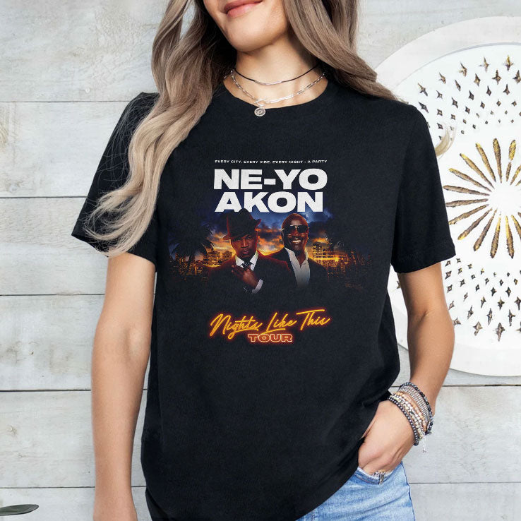 Ne-Yo Akon Nights Like This Tour 2026 Shirt