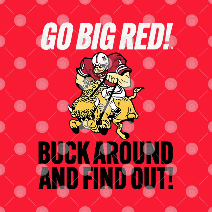Nebraska Cornhuskers Go Big Red Buck Around And Find Out T Shirt
