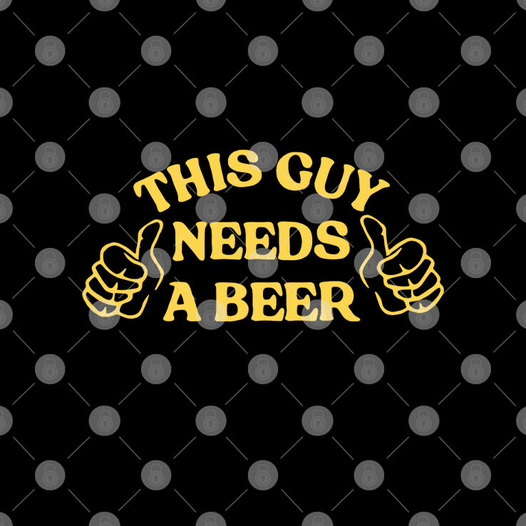 Nebraska Vs Purdue Game This Guy Needs A Beer T Shirt