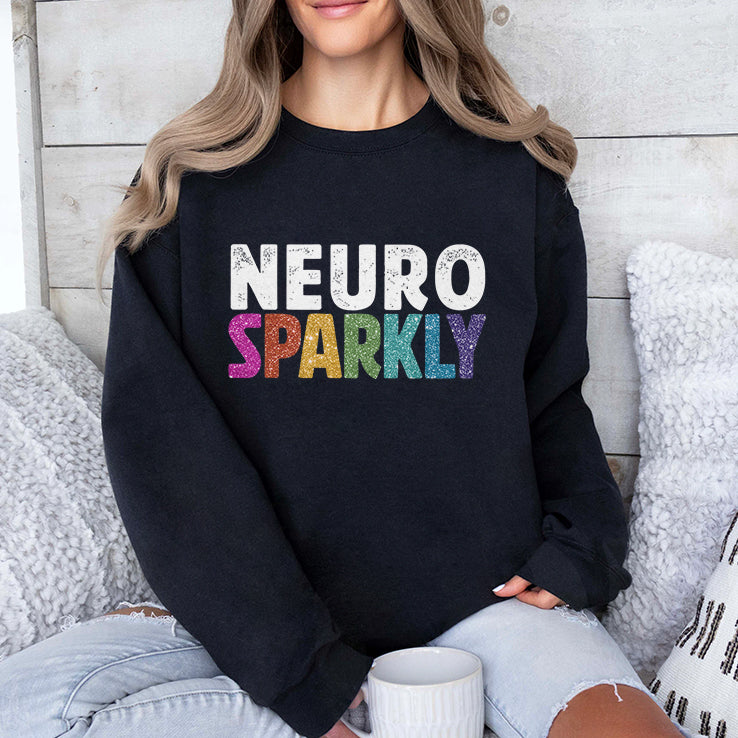 Neuro Sparkly Teacher T Shirt
