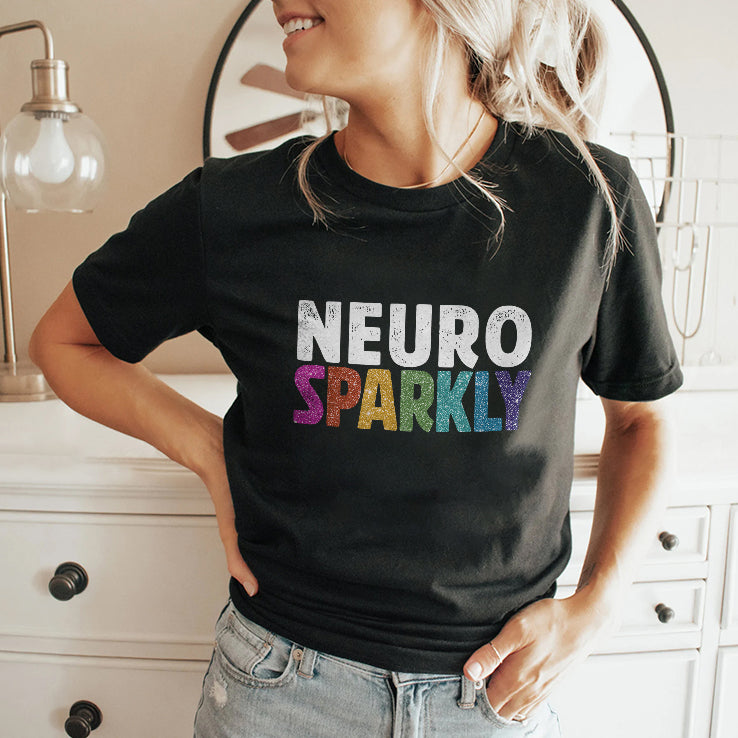 Neuro Sparkly Teacher T Shirt