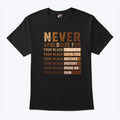 Never Apologize For Your Black Thoughts Your Black Loyalties Your Black History Shirt