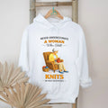 Never Underestimate A Woman Who Still Knits In Her Seventies T Shirt