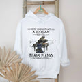 Never Underestimate A Woman Who Still Plays Piano In Her Eighties T Shirt