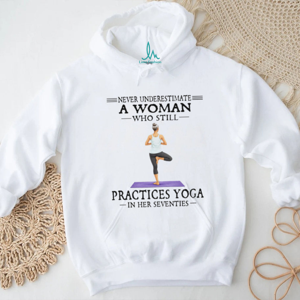 Never Underestimate A Woman Who Still Practices Yoga in her Seventies