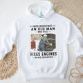 Never Underestimate An Old Man Who Fixes Engines Mechanic T Shirt