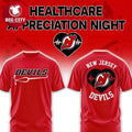 New Jersey Devils Healthcare Appreciation x NHL 2026 Night Two Sided Shirt