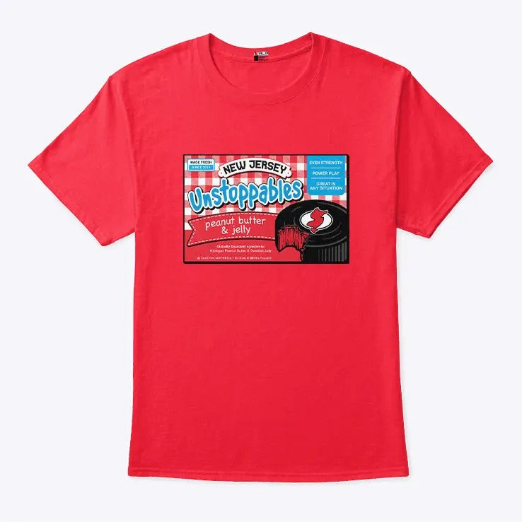 New Jersey Devils Unstoppables Peanut Butter And Jelly Shirt