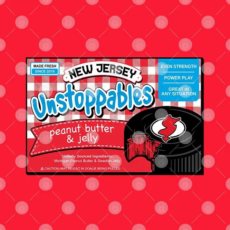 New Jersey Devils Unstoppables Peanut Butter And Jelly Shirt