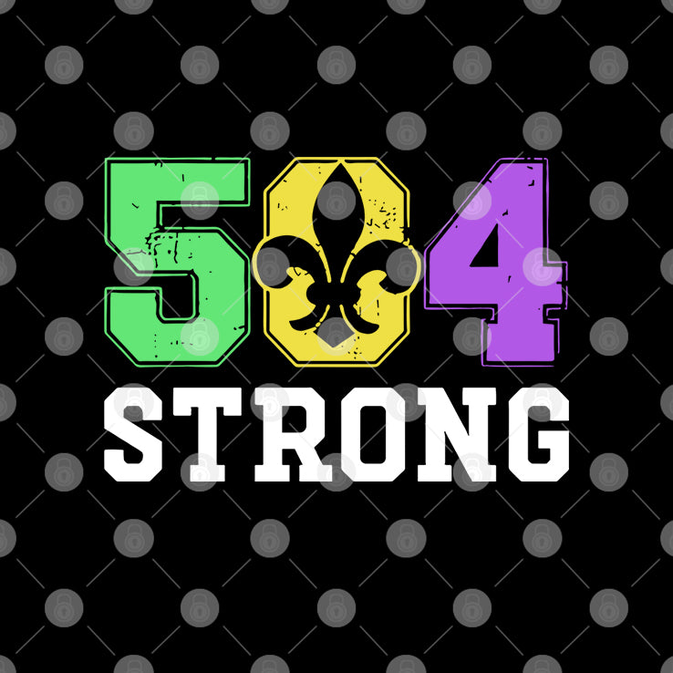 New Orleans 504 Strong T Shirt