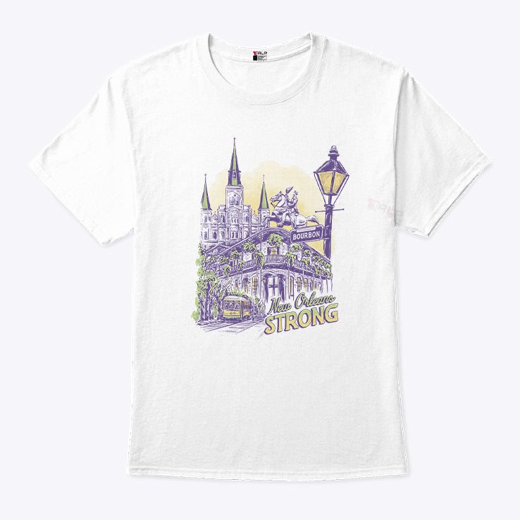 New Orleans Strong Charity Bourbon T Shirt