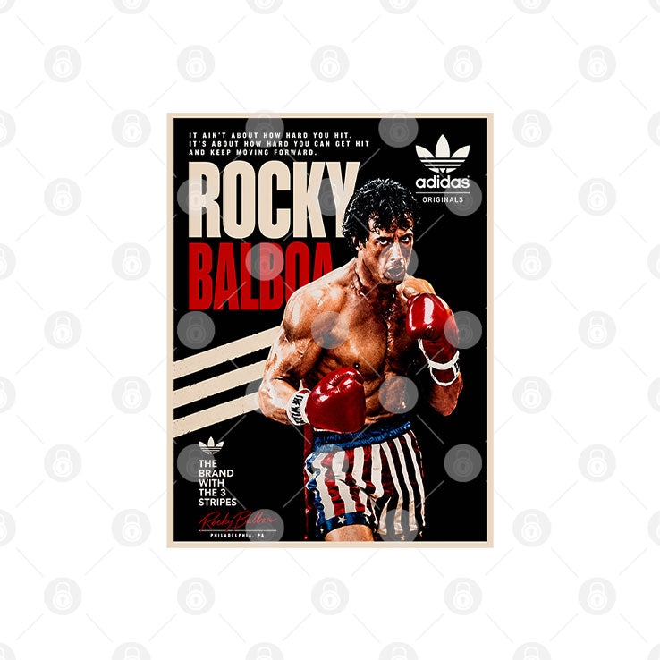 Rocky Balboa It Ain’t About How Hard You Hit Shirt