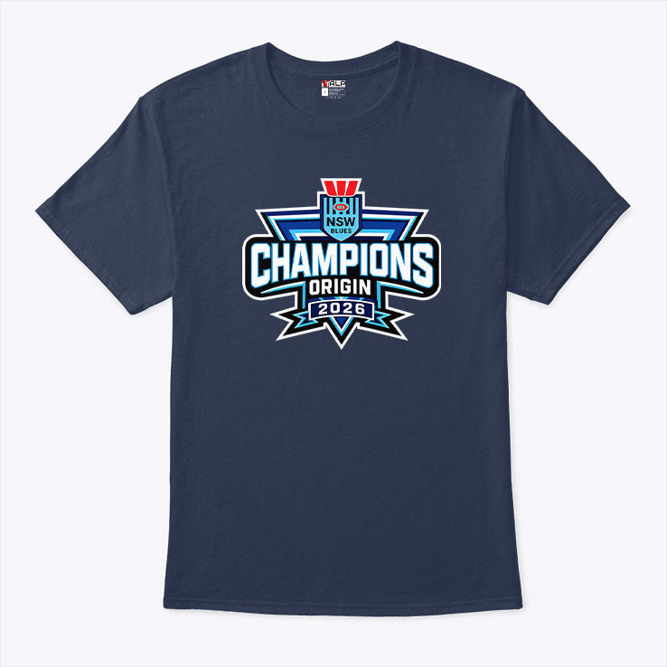 New South Wales Blues 2026 State Of Origin Champions Shirt