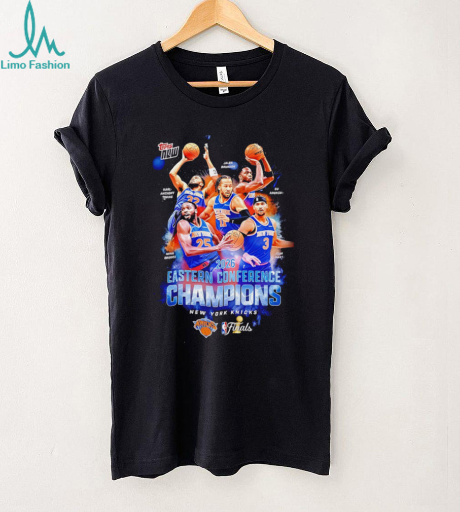 New York 2026 Eastern Conference Champions Basketball Team T Shirt
