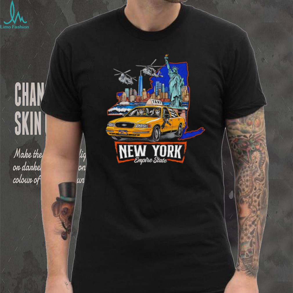 New York Empire State Cityscape T Shirt