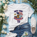 New York Giants Custom Name America’s 250th Anniversary Patriotic V Neck T Shirt