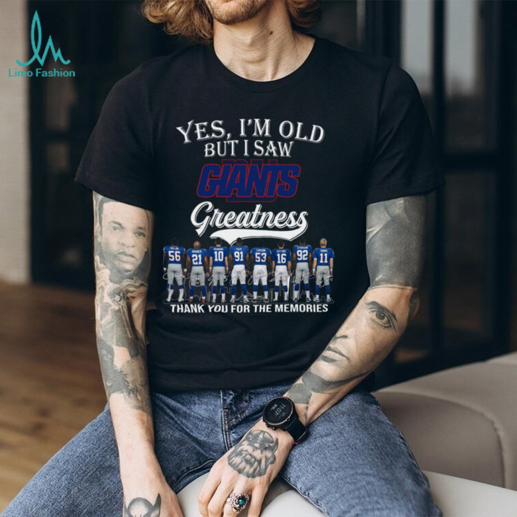 New York Giants Football Greatness Retro Vintage Men Women Fans Shirt