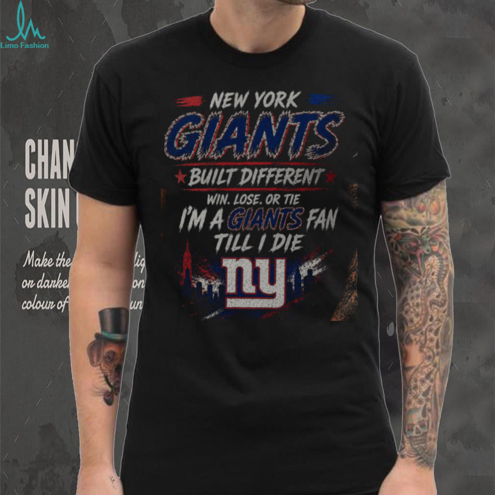 New York Giants Football Team Logo Built Different Shirt