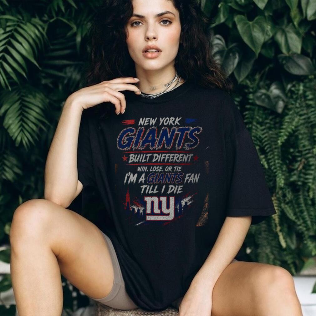 New York Giants Football Team Logo Built Different Shirt
