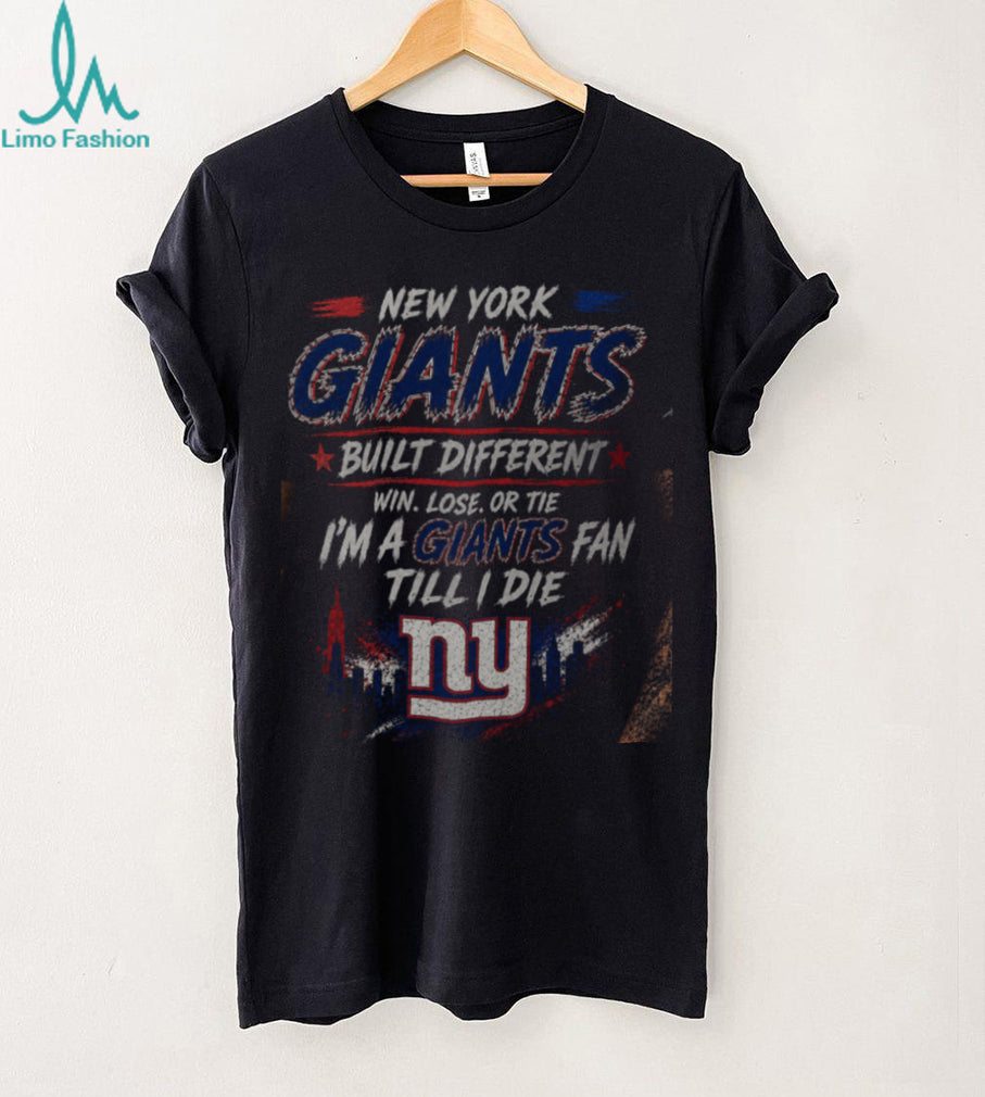 New York Giants Football Team Logo Built Different Shirt