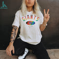 New York Giants Pride Month Rainbow logo shirt