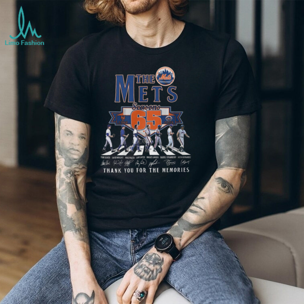 New York Mets 65 Seasons 1962 2026 Legends Memories Signatures T Shirt