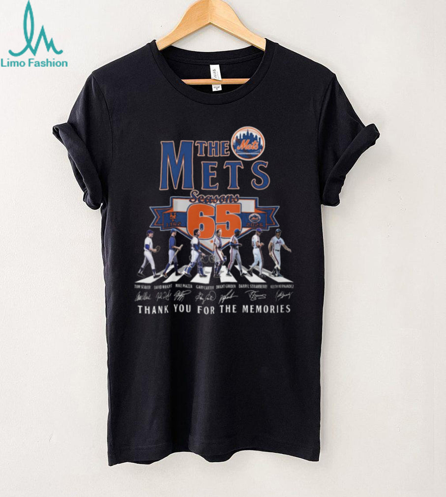 New York Mets 65 Seasons 1962 2026 Legends Memories Signatures T Shirt