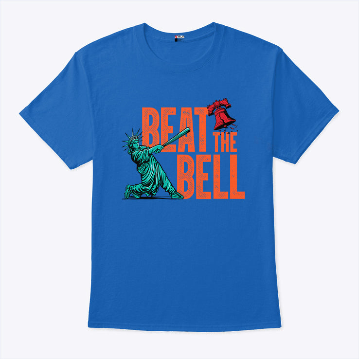 New York Mets Statue Of Liberty Beats The Bell Philadelphia Phillies Shirt