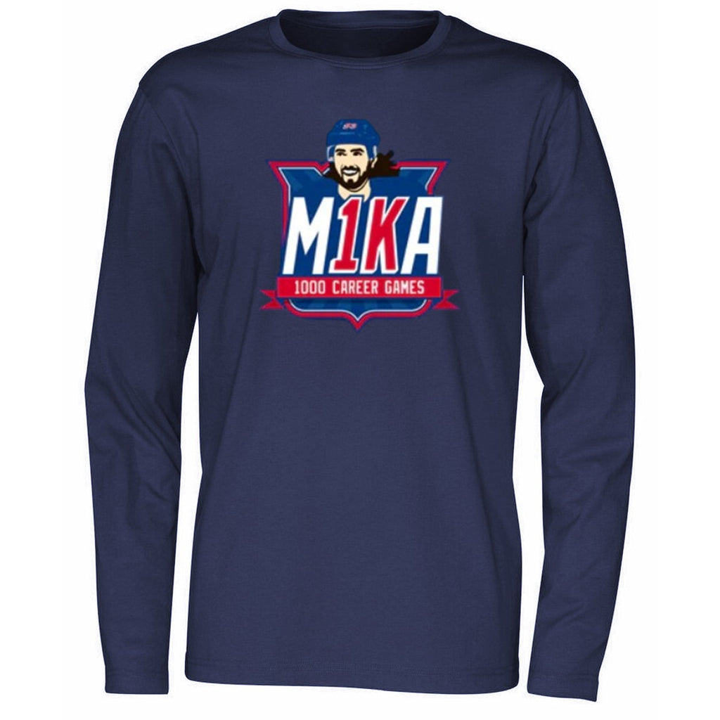 New York Rangers M1ka 1000 Career Games Shirt