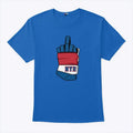 New York Rangers Middle Finger Hockey Glove T Shirt