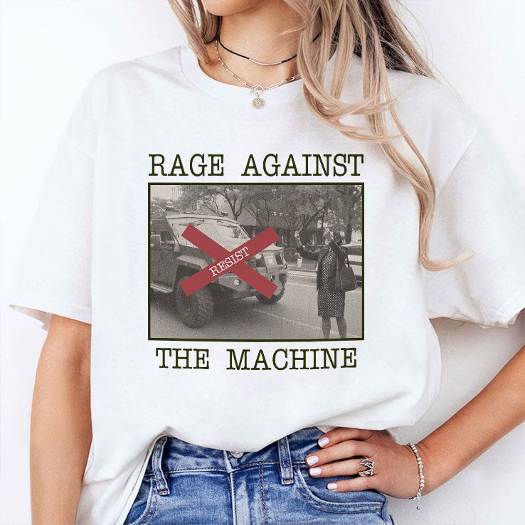 New York Woman Resist Rage Against The Machine T Shirt
